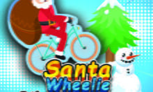 Santa Wheelie Bike Challenge