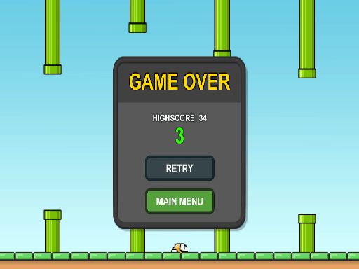 Jogo Flappy Bird 2D