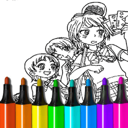 Desenhos para colorir de animes