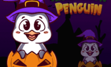 Pinguim de Halloween