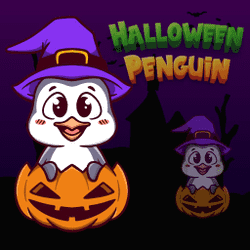 Pinguim de Halloween