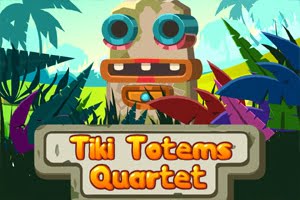 Quarteto de Totens Tiki